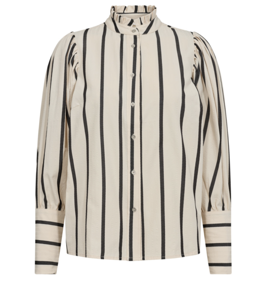 Tessie Stripe MarciBlack Puff Shirt | Tessie CC Stripe Puff Shirt fra Co´Couture