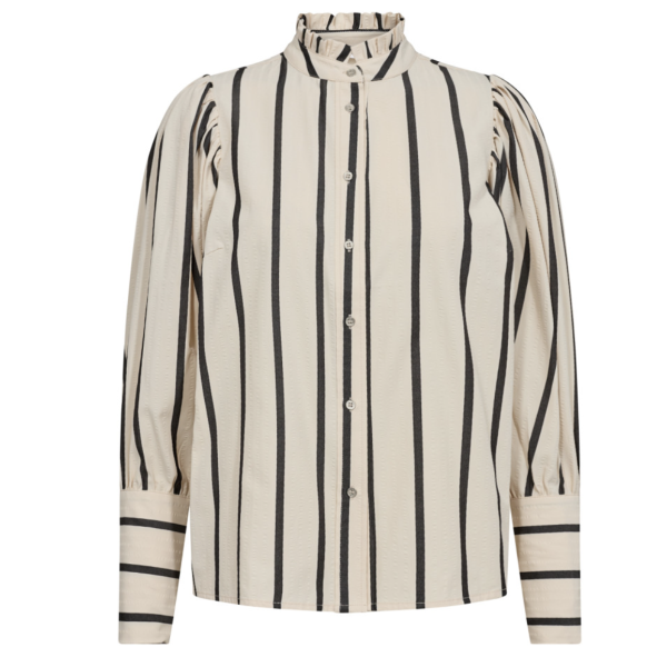 Tessie Stripe MarciBlack Puff Shirt | Tessie CC Stripe Puff Shirt fra Co´Couture