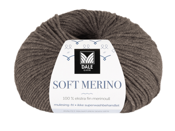 Soft Merino Brun melert (3025)