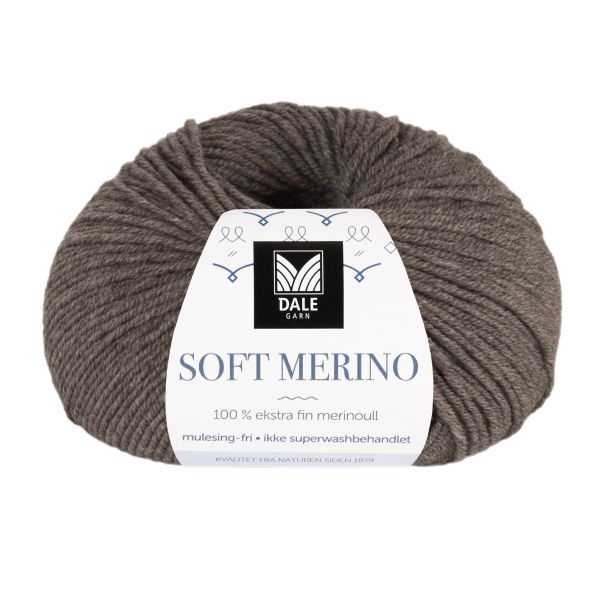 Soft Merino Brun melert (3025)