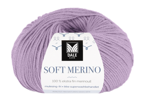 Soft Merino Lys Lavendel