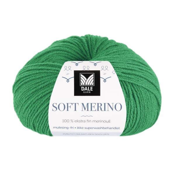 Soft Merino Skarp grønn