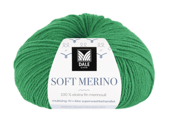 Soft Merino Skarp grønn