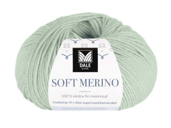 Soft Merino Mint grønn