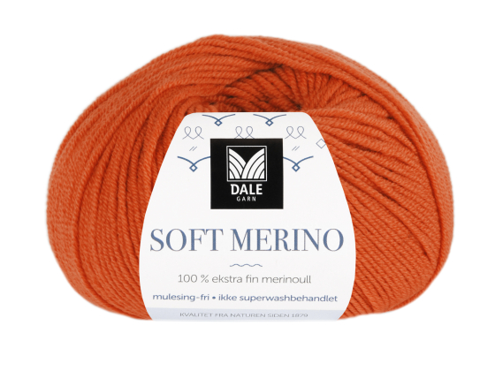 Soft Merino Oransje