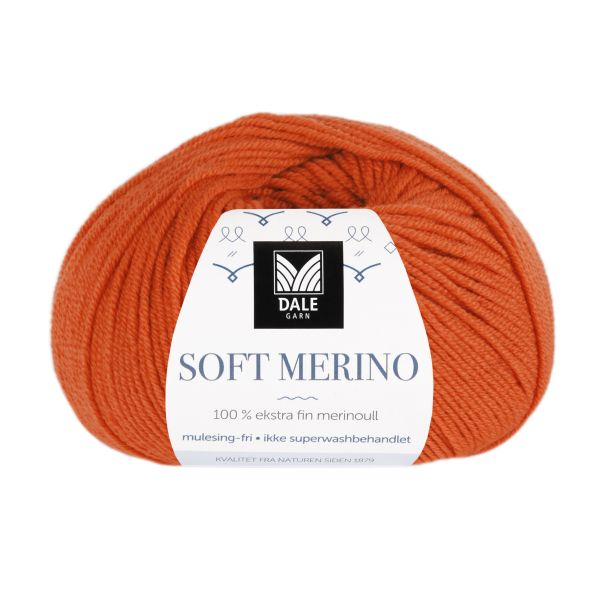 Soft Merino Oransje