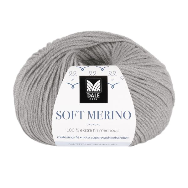 Soft Merino Perlegrå