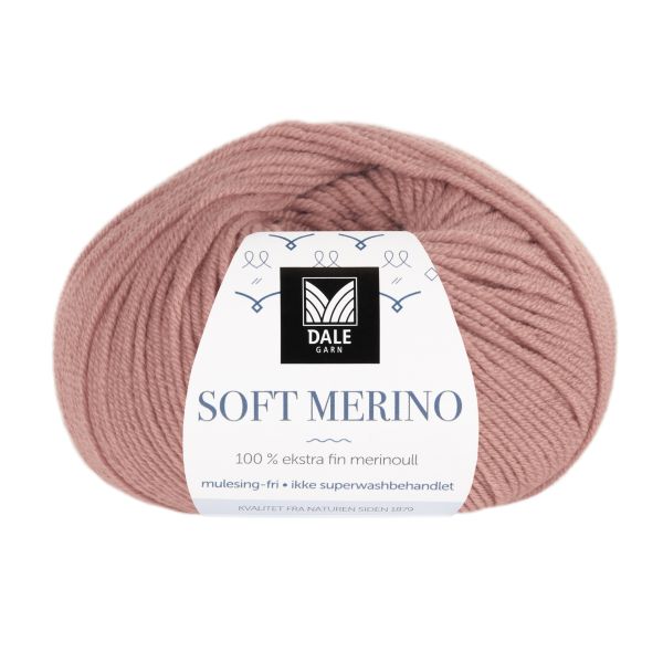 Soft Merino Dus rose