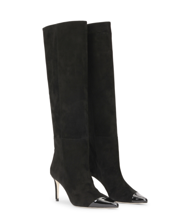 Alia Suede Boots - Black - Image 2