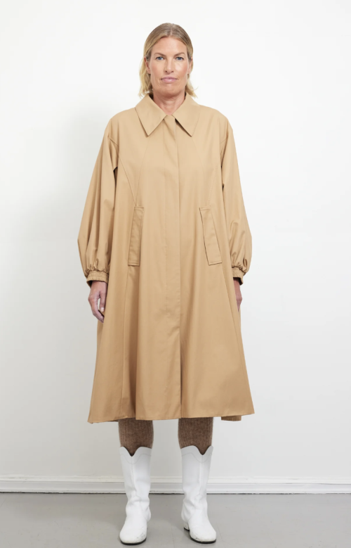 Flekkpetrell Mac Coat Sand  |  Flekkpetrell Mac Coat Sand fra ILAG