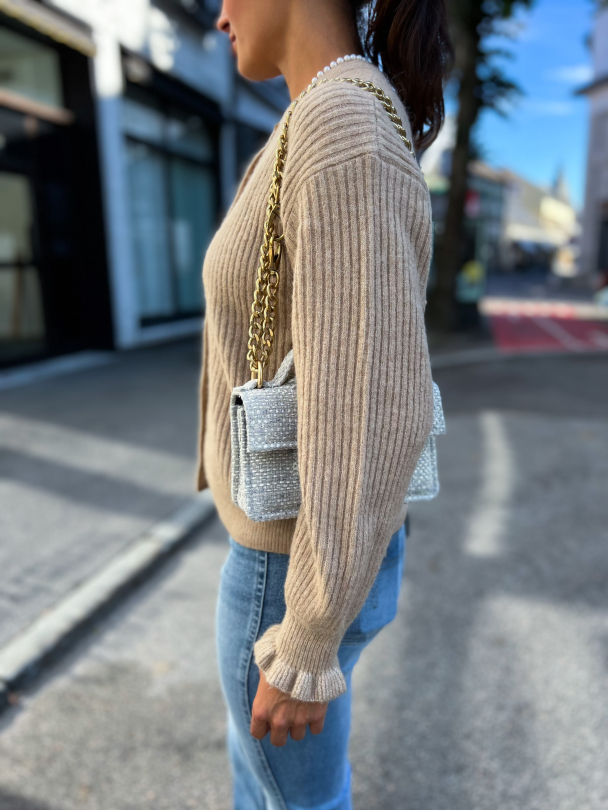 Cuddie Knit Cardigan - Nomad - Image 5