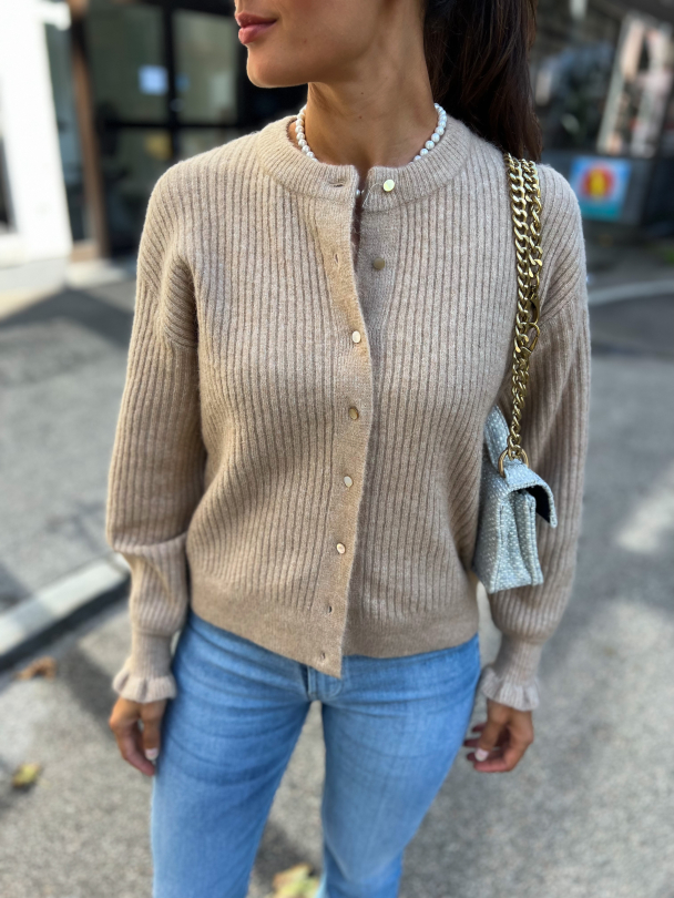 Cuddie Knit Cardigan - Nomad - Image 1