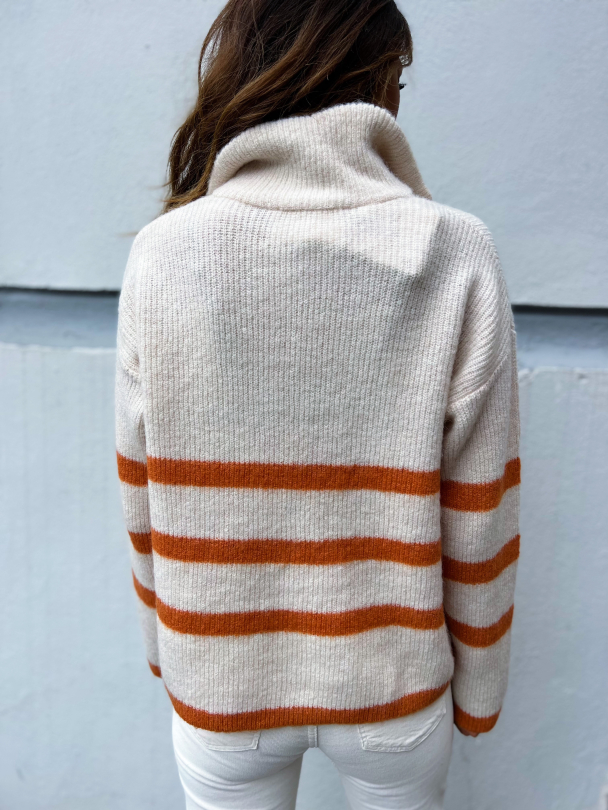 Maline Knit Half Zip - Birch - Image 3