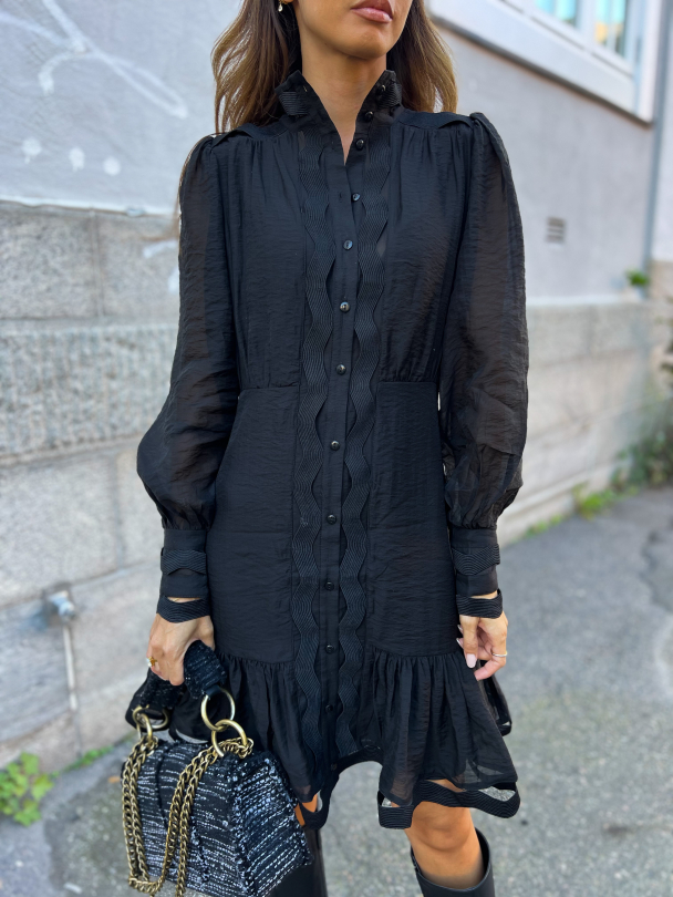 Ponira Dress - Black - Image 1