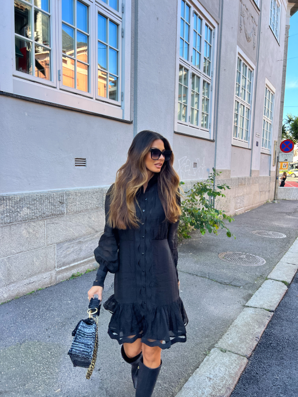 Ponira Dress - Black - Image 5