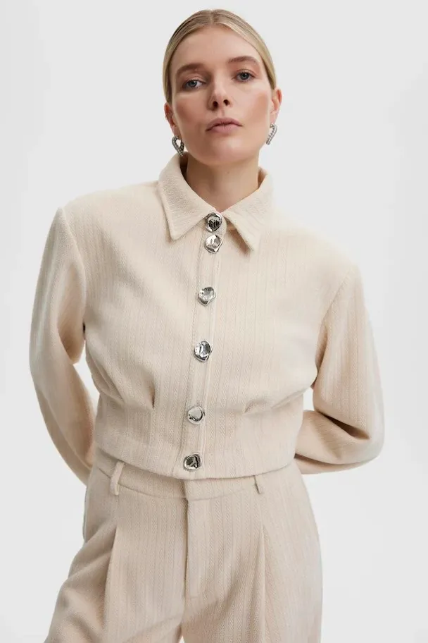 Elenora Jacket - Off white Structure - Image 4