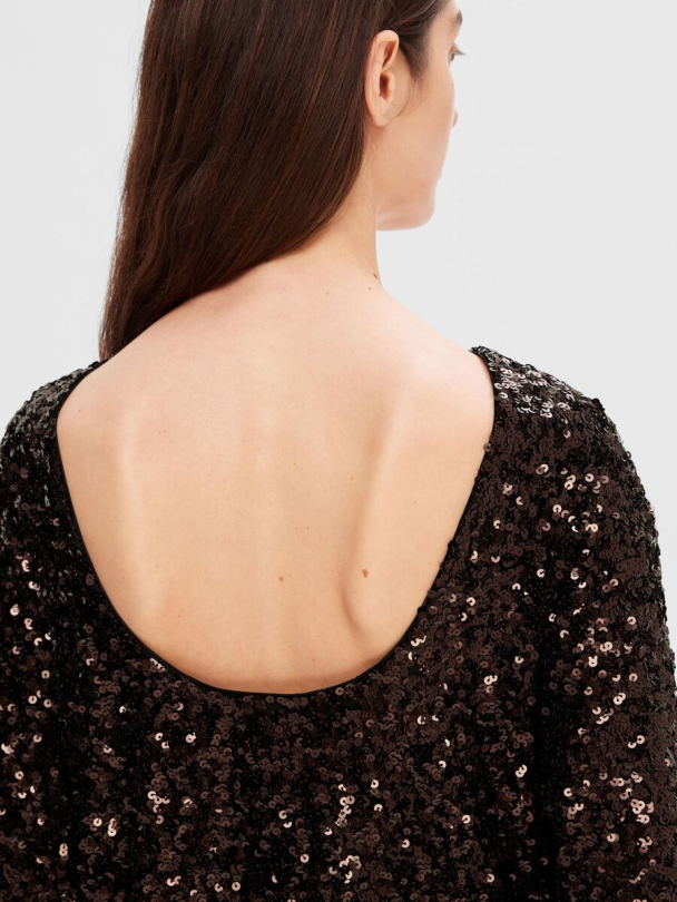 SELECTED FEMME Mallie Sequin Dress - Image 4