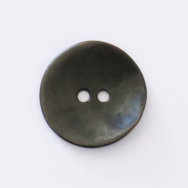 KNAP 2HUL METAL  SORT 18mm