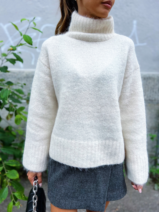 Gabella Knit High Neck - Birch  - Image 1