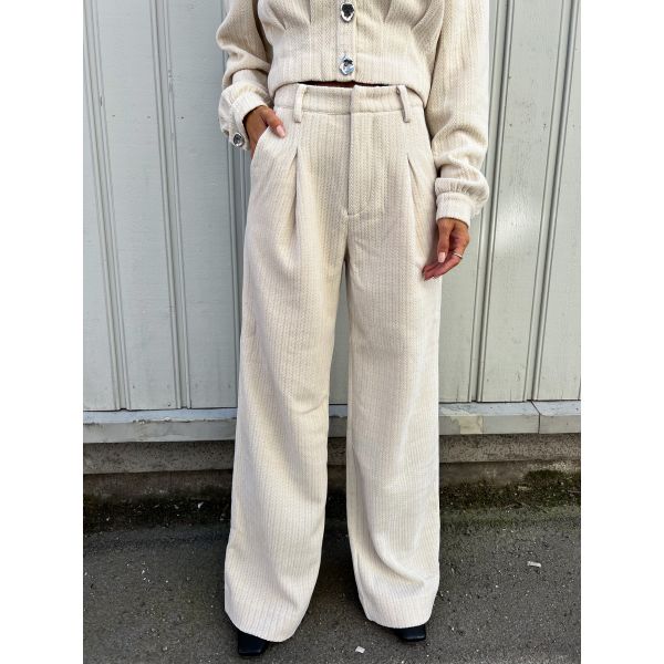 Elenora Pants - Off White Structure 
