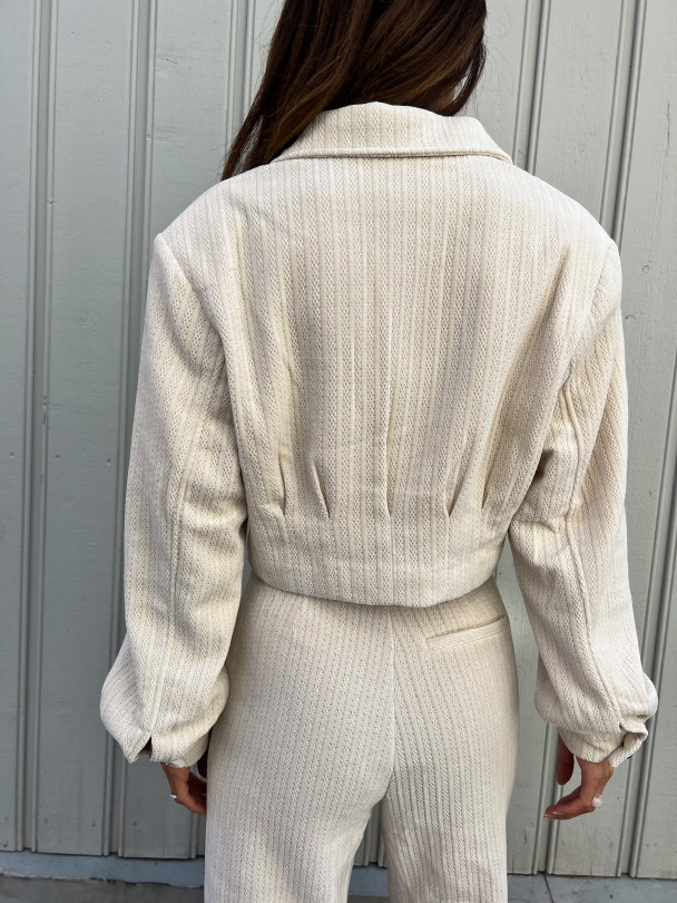 Elenora Jacket - Off white Structure - Image 9