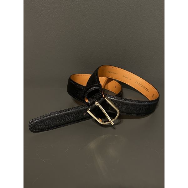 Black Calfskin Belt