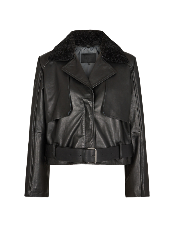 LEVETÈ ROOM Destiny Leather Jacket - Image 1