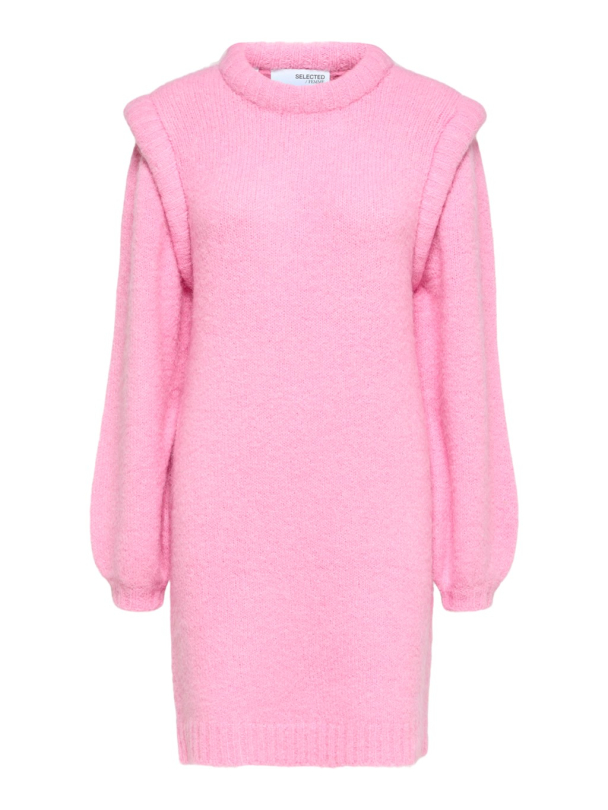 Randi Knit O - Neck Dress - Roseate 