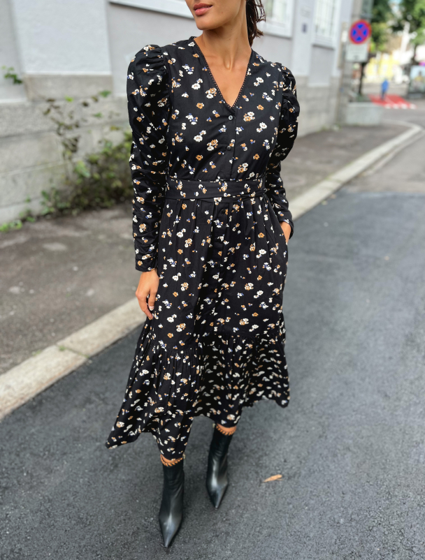 Sylvie Dress Petite Caramel  - Image 1