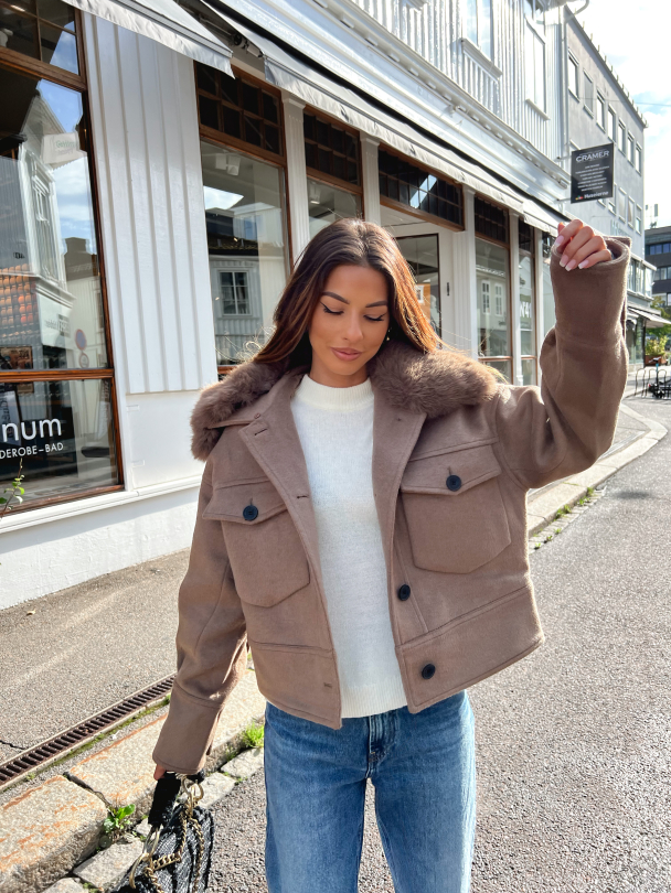 Charlie Jacket  Wool - Brown  - Image 10