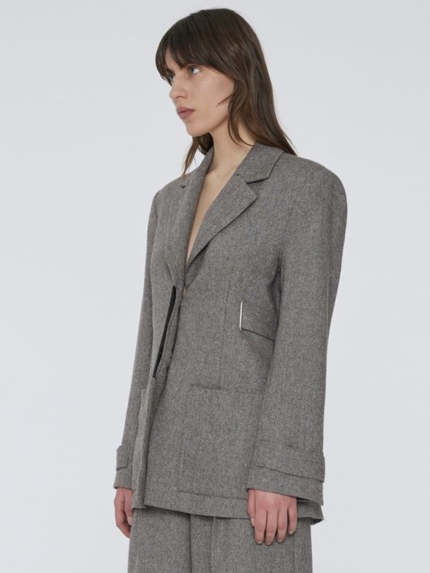 Herringbone Ring Blazer - Image 2