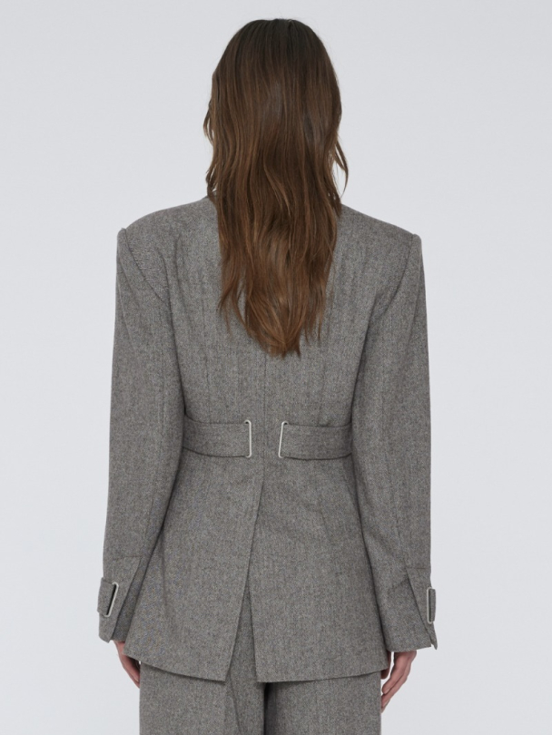 Herringbone Ring Blazer - Image 4