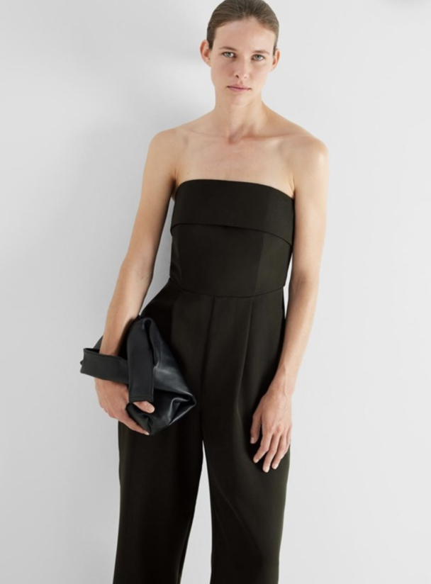Vinelle Strap Jumpsuit - Black - Image 2