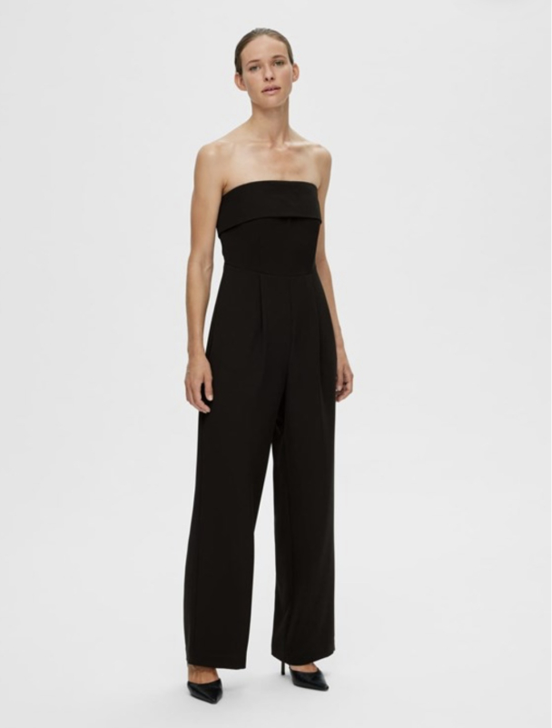 Vinelle Strap Jumpsuit - Black - Image 4