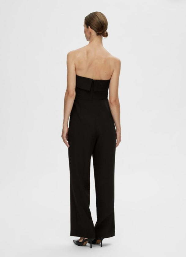 Vinelle Strap Jumpsuit - Black - Image 5