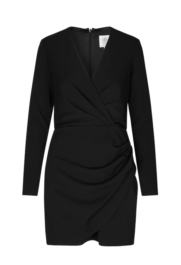 Kos Short Dress - Black 
