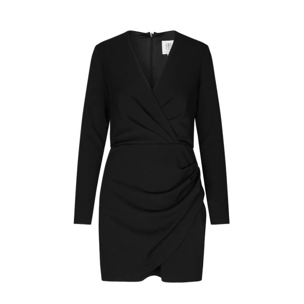 Kos Short Dress - Black 