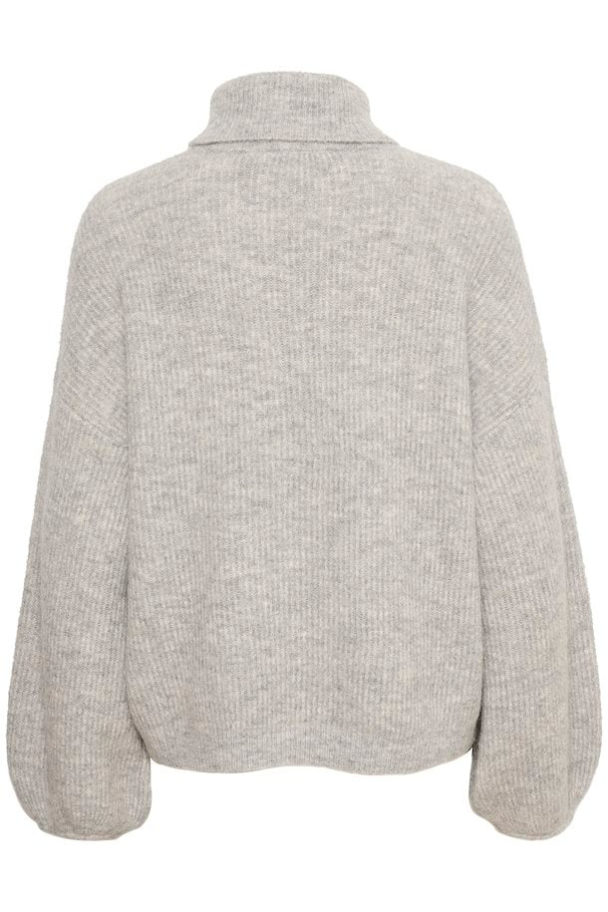 Alpha Rollneck - Light Grey Melange - Image 2