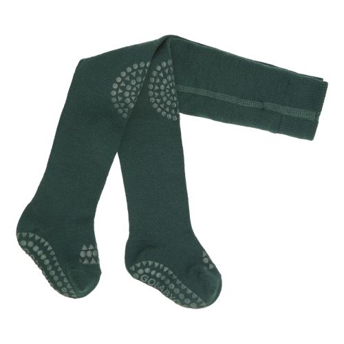 GOBABYGO - CRAWLING TIGHTS WOOL FORREST GREEN