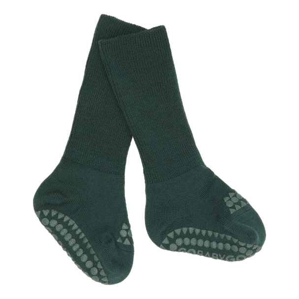 Non-slip Socks Wool - Forrest Green - Image 2