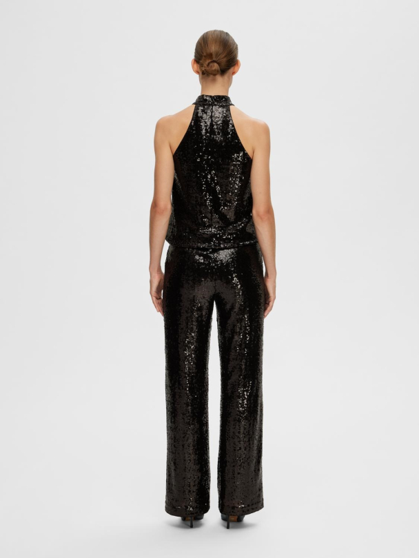 SELECTED FEMME Alaia Sequin Pant - Image 4