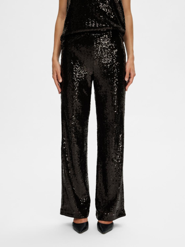 SELECTED FEMME Alaia Sequin Pant - Image 1