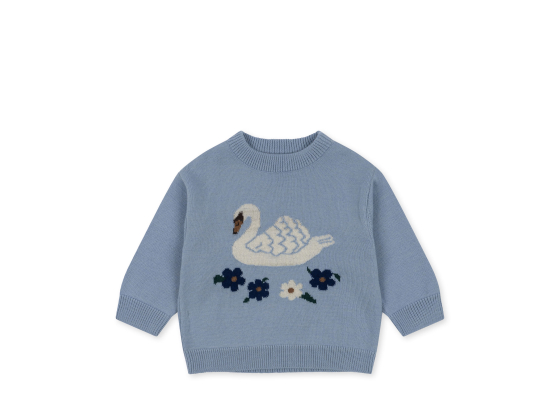 Frey Knit Sweater, Rain Washed - Konges Sløjd