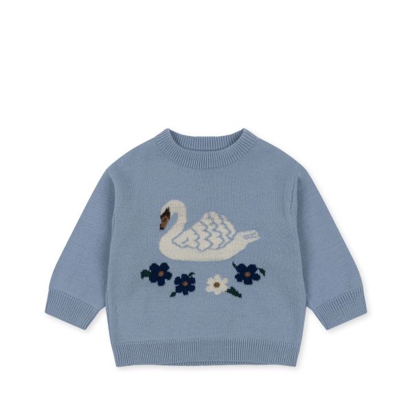 Frey Knit Sweater, Rain Washed - Konges Sl&oslash;jd