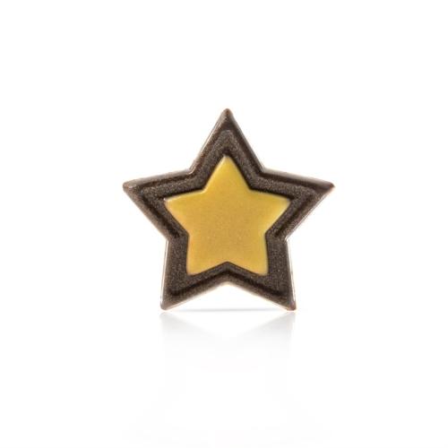 Sjokoladepynt Golden Star Ø35mm