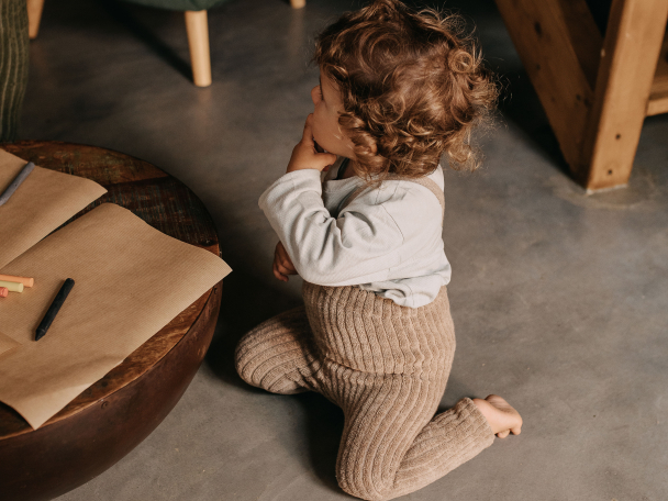 Granny Teddy Footless Tights - Peanut Blend - Image 3