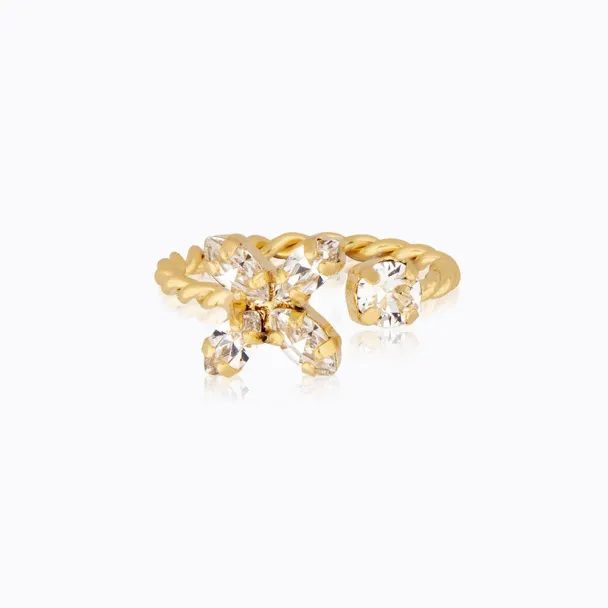 Crystal Star Ring Gold - Crystal  - Image 1