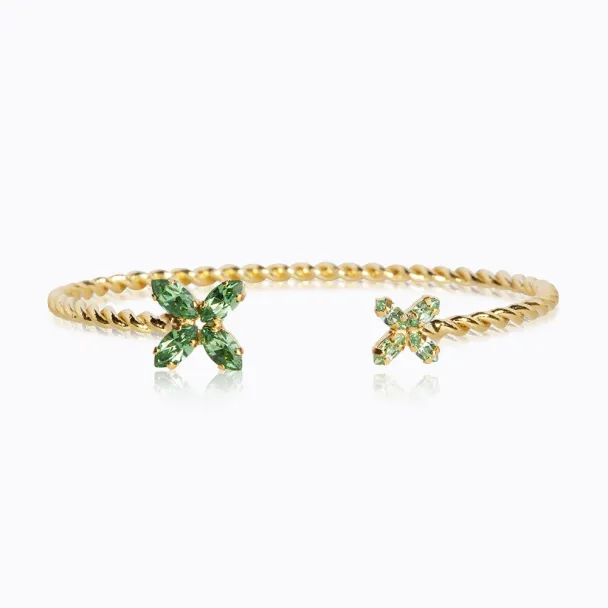 Crystal Star Bracelet Gold - Peridot - Image 1