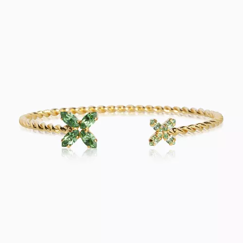 Crystal Star Bracelet Gold - Peridot