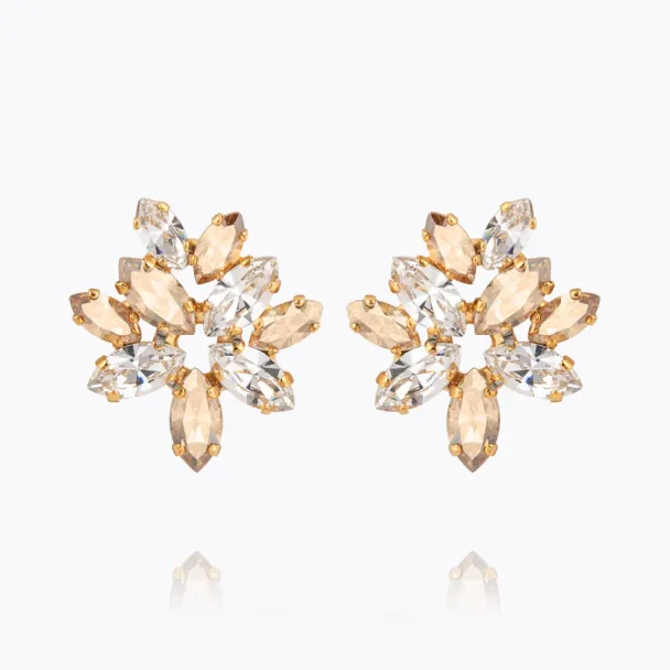 Melia Earcuff Gold - Crystal/ Golden Shadow - Image 1
